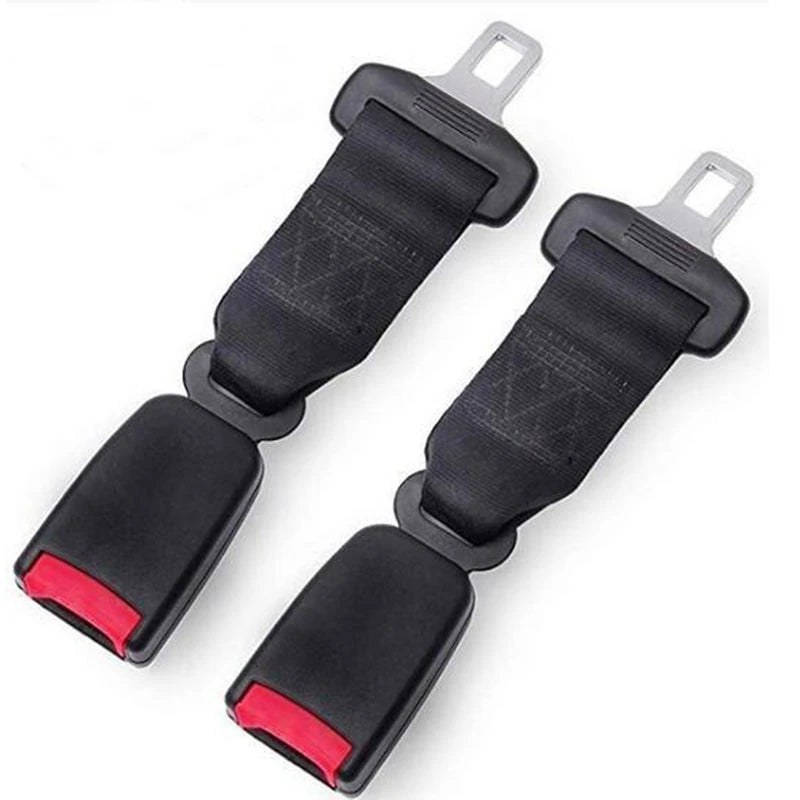Car Seat Belt Extender 23cm with Adjustable Buckle Clip ABS and Metal