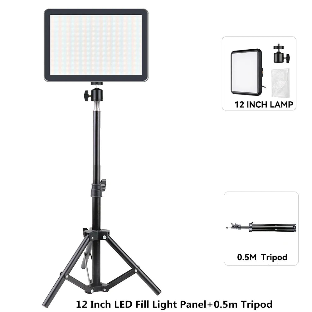 LED Photo Studio Light Kit 12 inch B