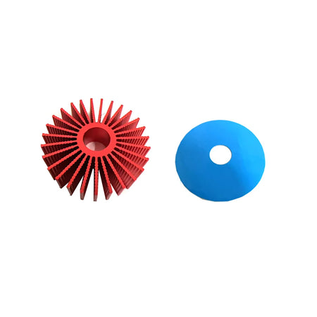 NEMA14 36mm Round Pancake Motor &ndash; Exceptional Precision and Reliability Red heat sink