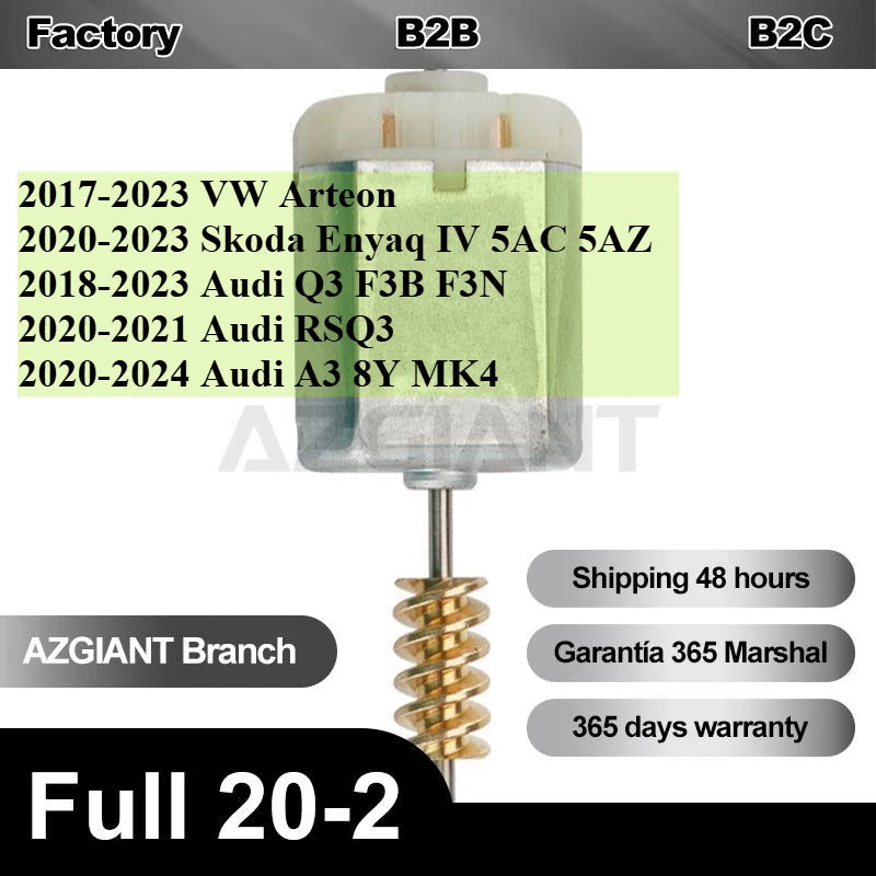VW Arteon Door Lock Motor 12V DC for 2017-2023 Models