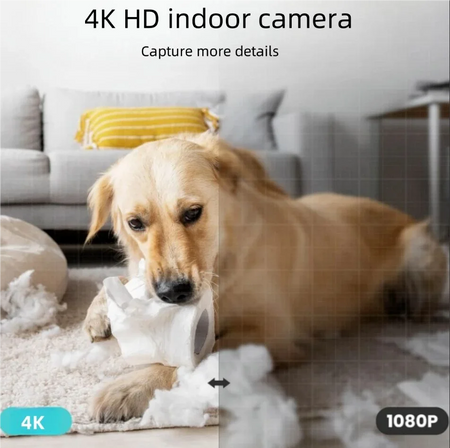 W3 Alarm Clock Camera &ndash; 4K Ultra HD Wireless Security System