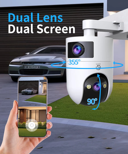 JOOAN 4K Outdoor Dual Lens Camera