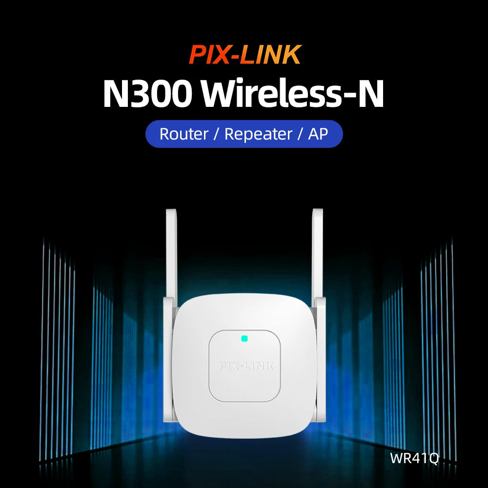 PIX-LINK WR41Q &ndash; 300Mbps Wi-Fi Range Extender Home Office