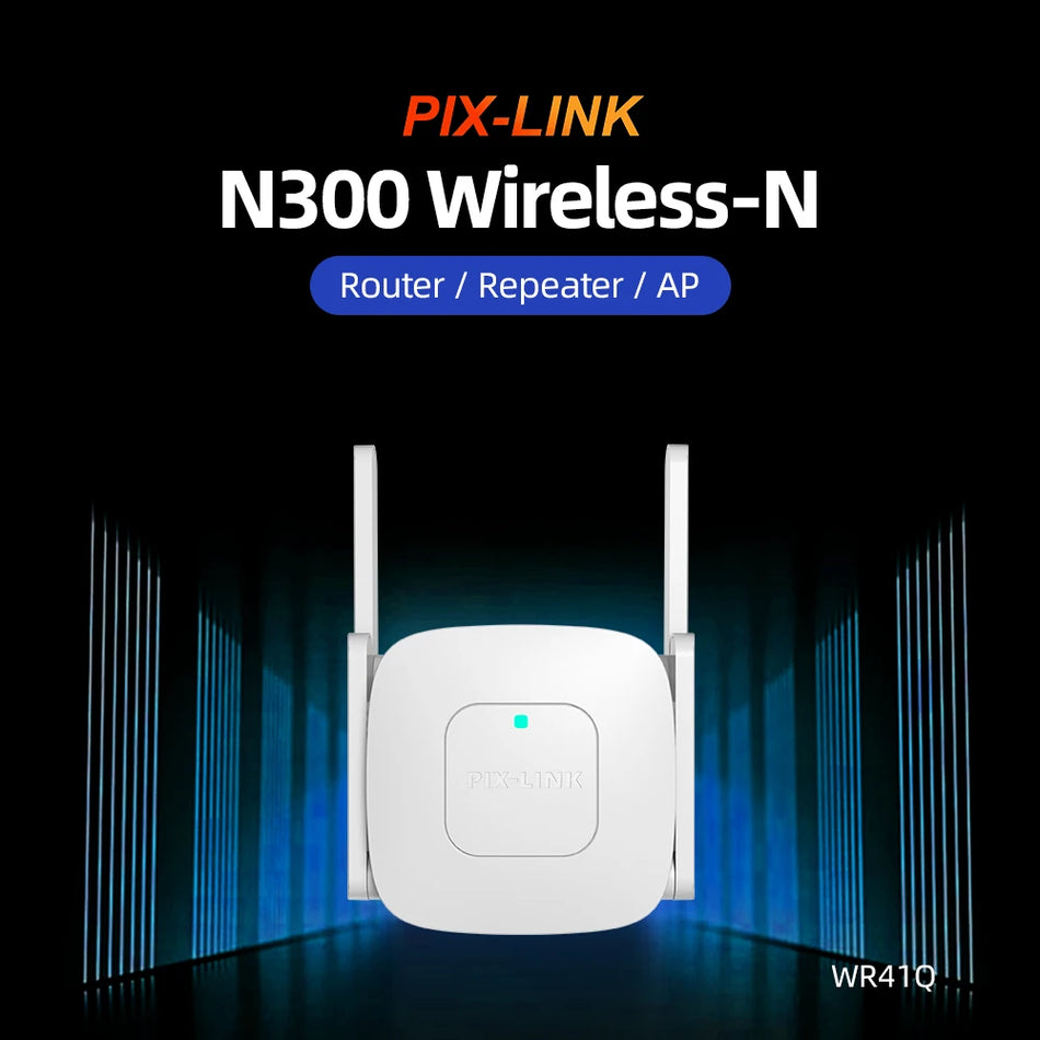 PIX-LINK WR41Q &ndash; 300Mbps Wi-Fi Range Extender Home Office