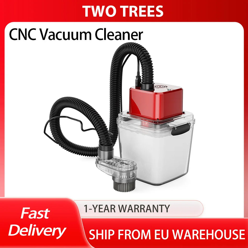 Aspirador CNC Two Trees para Gravador TTC 450, Arranque e Paragem Automáticos, Luz Noturna LED, Purificação de Ar por Íons