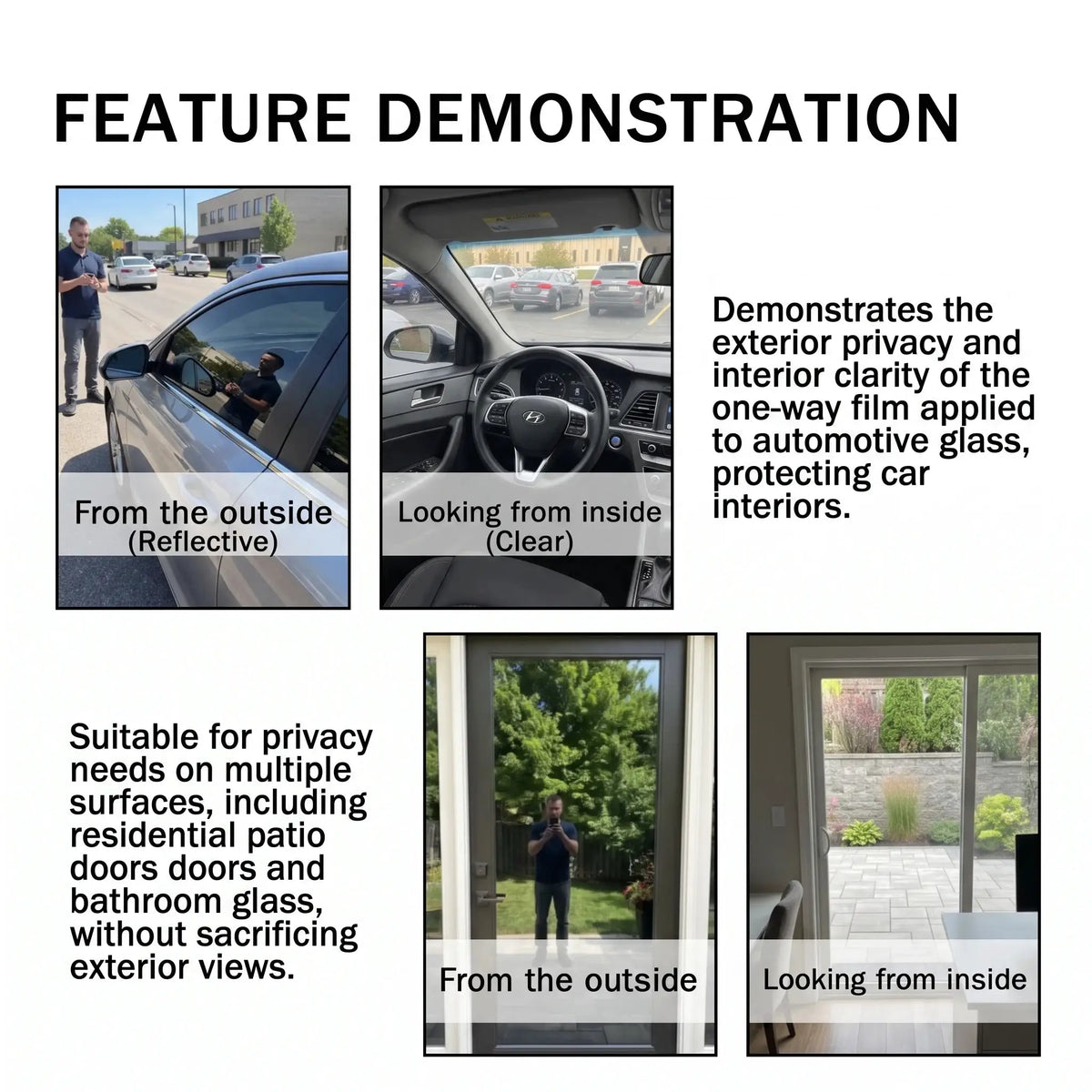 One-Way Privacy Vision Auto Glass Anti-Peep Cleaning Paste Professional Deep Clean Stain Dust All Glass Surfaces Compatible by InterCyprus Trading Ltd