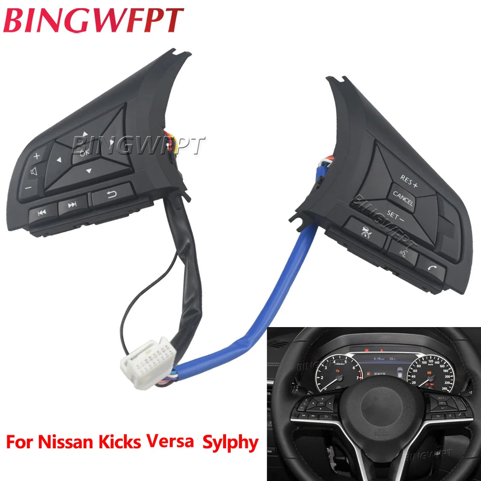 Gumb za nadzor hitrosti na volanu za Nissan Kicks, Altima, Versa 2017-2022