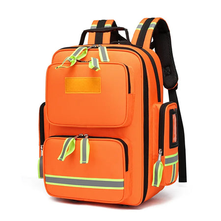 First Aid Kits Emergency Rescue Backpacks &ndash; Large Capacity Orange
