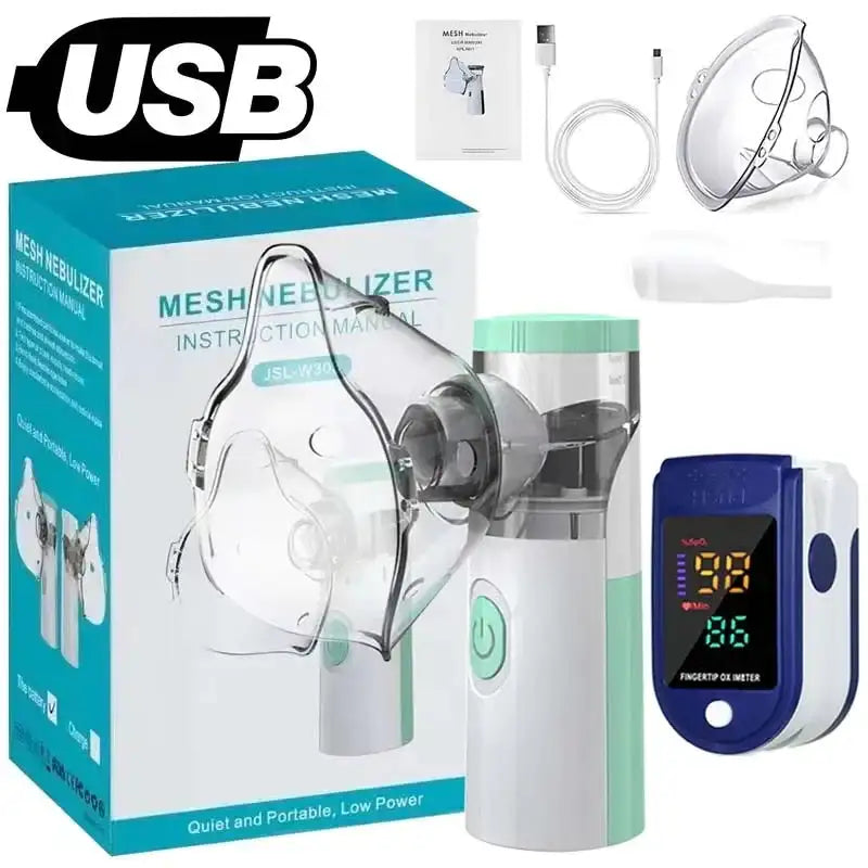 YUKUI Fingertip Pulse Nebulizer &ndash; Portable Asthma Inhaler with Dual Mode Mode 2