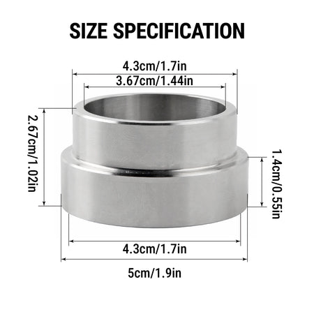 Flexplate Adapter Spacer Stainless Steel for GM LS1 LS2 LS3 LS7 by InterCyprus Trading Ltd