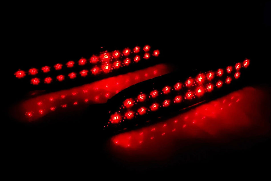 Σετ Φώτων Πίσω Προφυλακτήρα για Toyota Camry 2018 και μετά LED Αριστερό και Δεξί με Μαύρο Καπλαμά