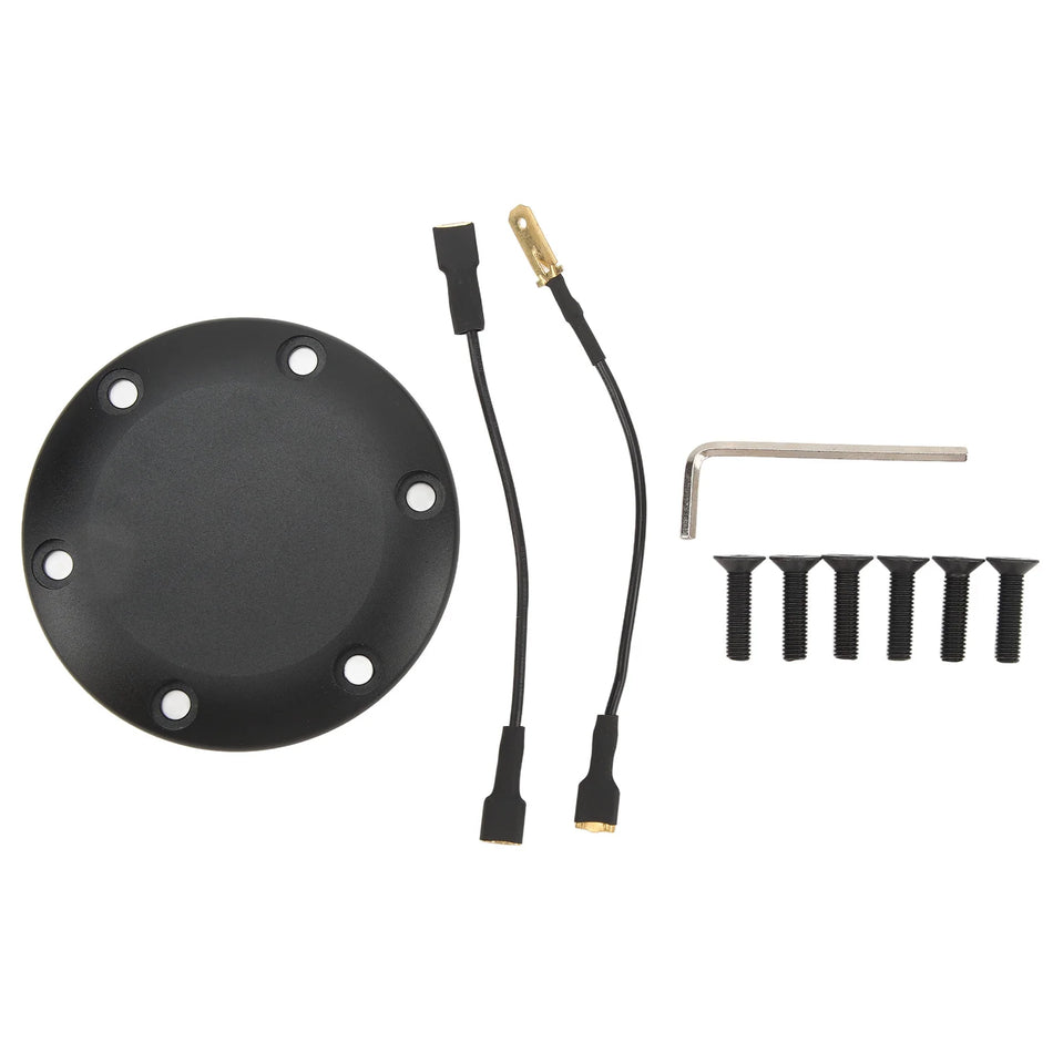 MOMO Nardi Vertex Capac Central din Aluminiu pentru Horn de 84mm, cu 6 Găuri, Instalare Ușoară