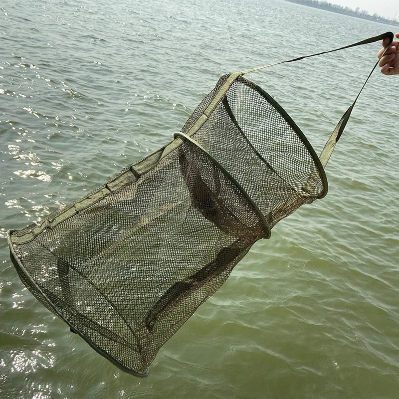 Folding Fishing Net - Durable, Portable, and Versatile Trap for Fish &amp; Crabs