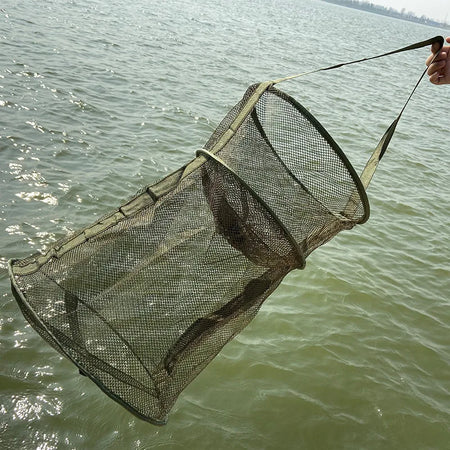 Folding Fishing Net - Durable, Portable, and Versatile Trap for Fish &amp; Crabs