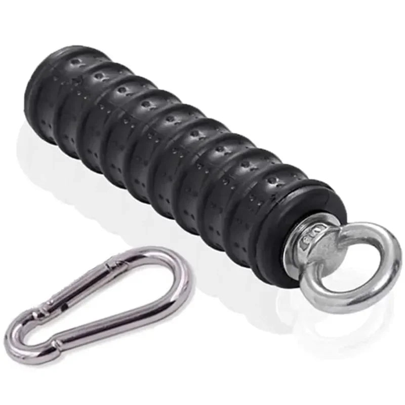 Manípulo de Tríceps Único de Aço com Núcleo Para Máquinas de Cabo com Pegada TPE