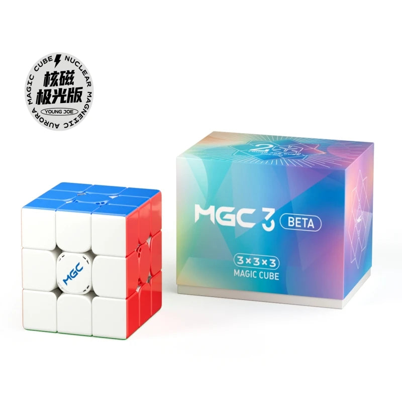 YJ MGC Beta 3x3 Magnetic Cube - Professional Speed Puzzle Toy Full-Positioning UV / CHINA