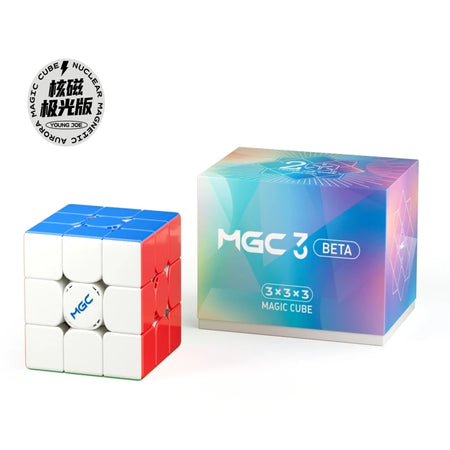 YJ MGC Beta 3x3 Magnetic Cube - Professional Speed Puzzle Toy Full-Positioning UV / CHINA