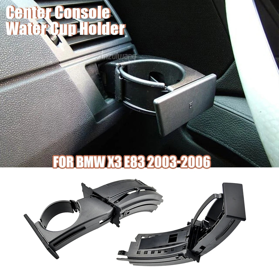 Portavasos del tablero de plástico ABS para BMW X3 E83 2003-2006 delantero izquierdo derecho