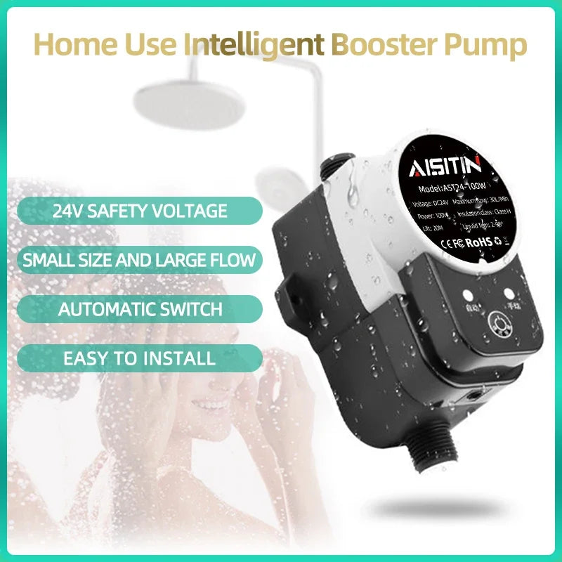AISITIN Booster Pump Brushless Water Pump 24V &ndash; Ultra Quiet