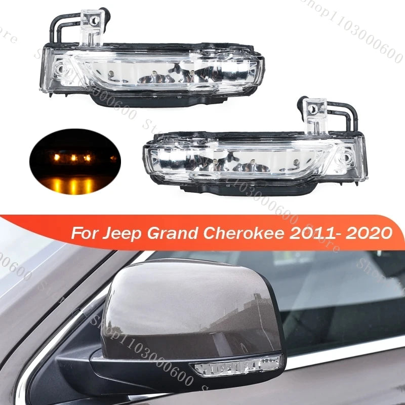 Side Mirror Turn Signal Light for Jeep Grand Cherokee 2011-2020