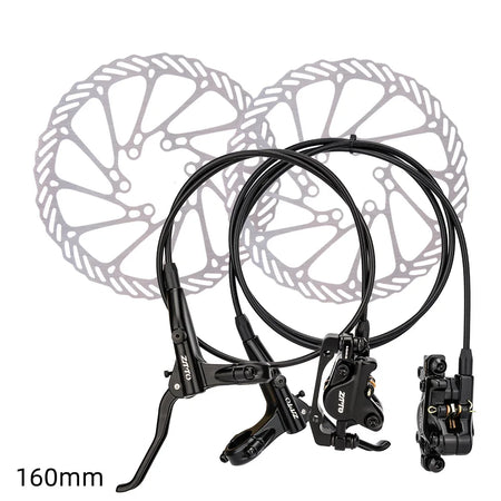 ZTTO G55 MTB Hydraulic Disc Brake &ndash; Lightweight Calipers G55B 160mm Rotor set