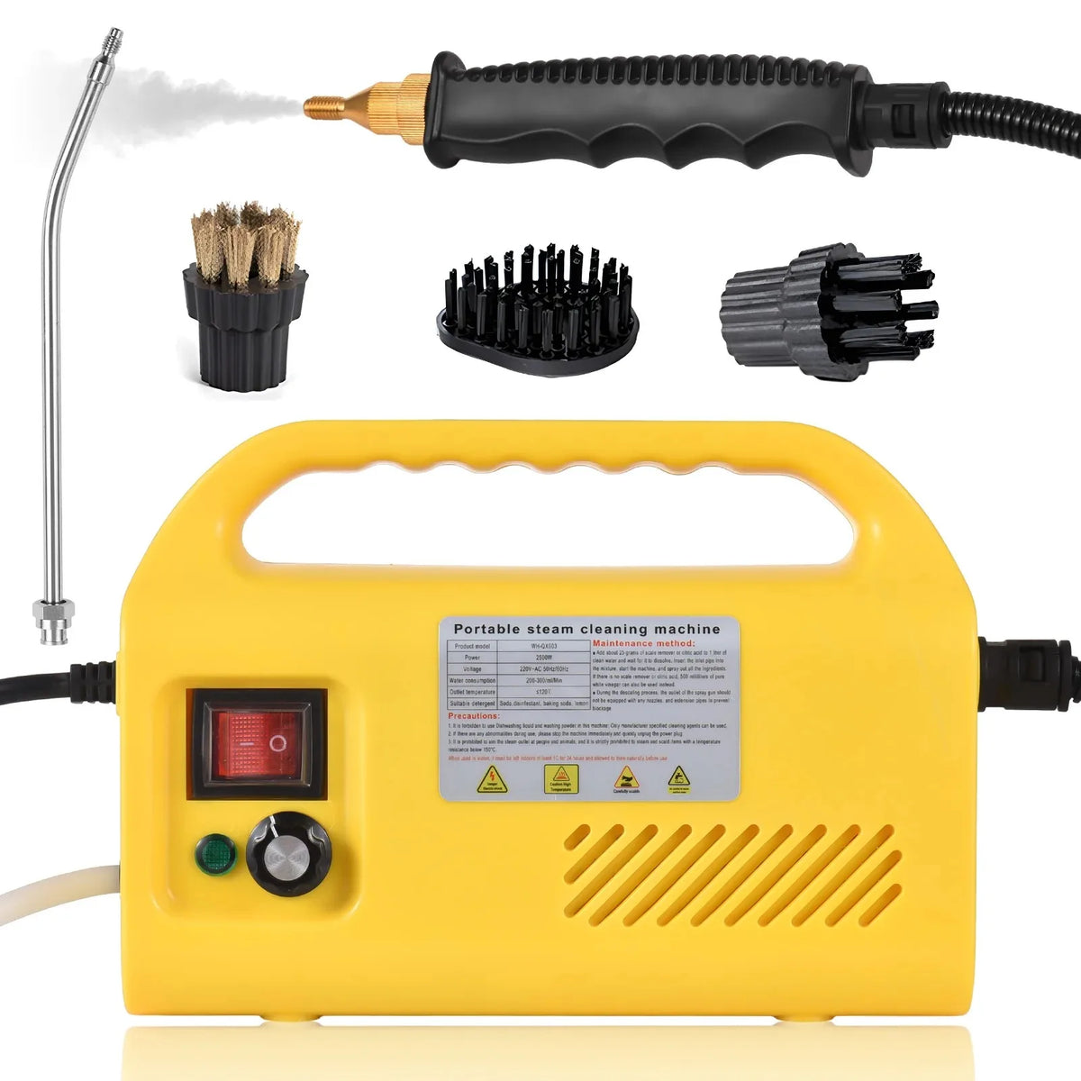 220V EU Plug 2600W Handheld Steam Cleaner | Efficient Home Cleaning