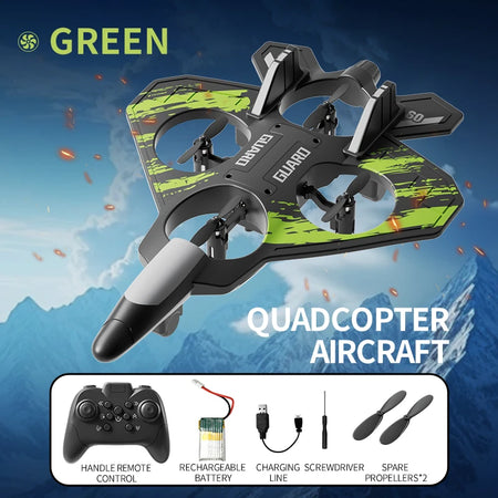 Remote Control Fighter Model Glider &ndash; App-Controlled Fun green