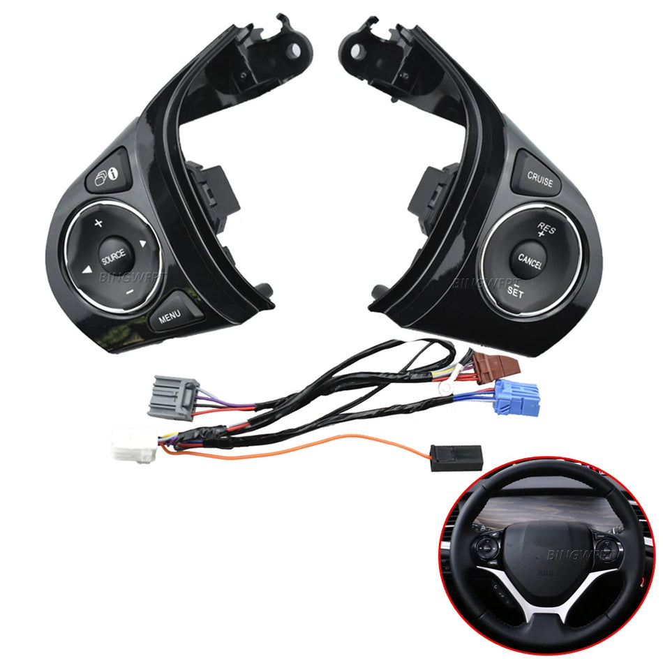 Διακόπτης Ελέγχου Τιμονιού Κουμπί Cruise για Honda Civic 2012-2015