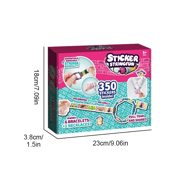 Sticker Bracelets &ndash; DIY Beads Jewelry Kit For Kids