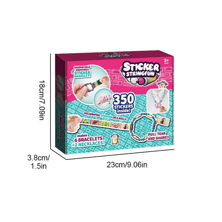 Sticker Bracelets &ndash; DIY Beads Jewelry Kit For Kids
