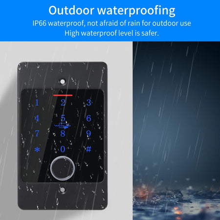 Tuya Fingerprint Access Control - Waterproof WiFi Door
