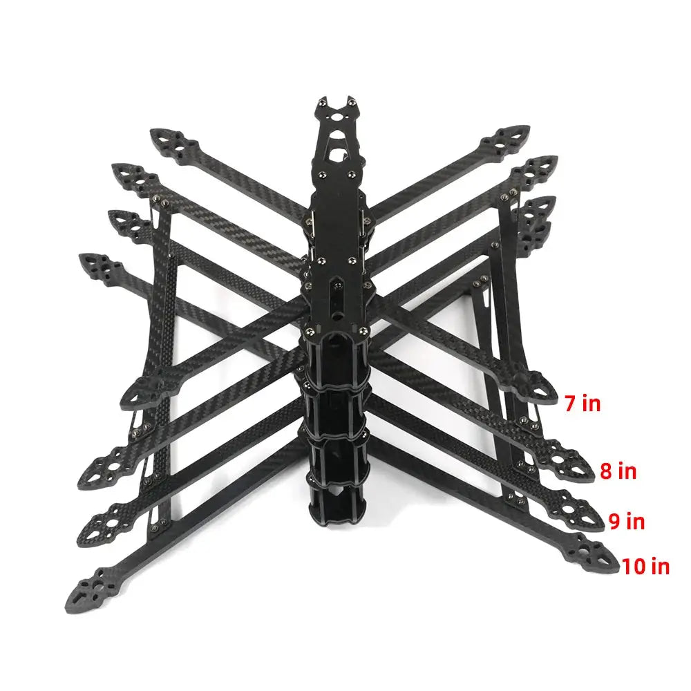 Mark4 V2 Mark 4 7inch 295mm / 8inch 367mm / 9inch 387mm / 10inch 427mm 3K Full Carbon Fiber TrueX Frame for FPV Camera Kit Done by InterCyprus Trading Ltd