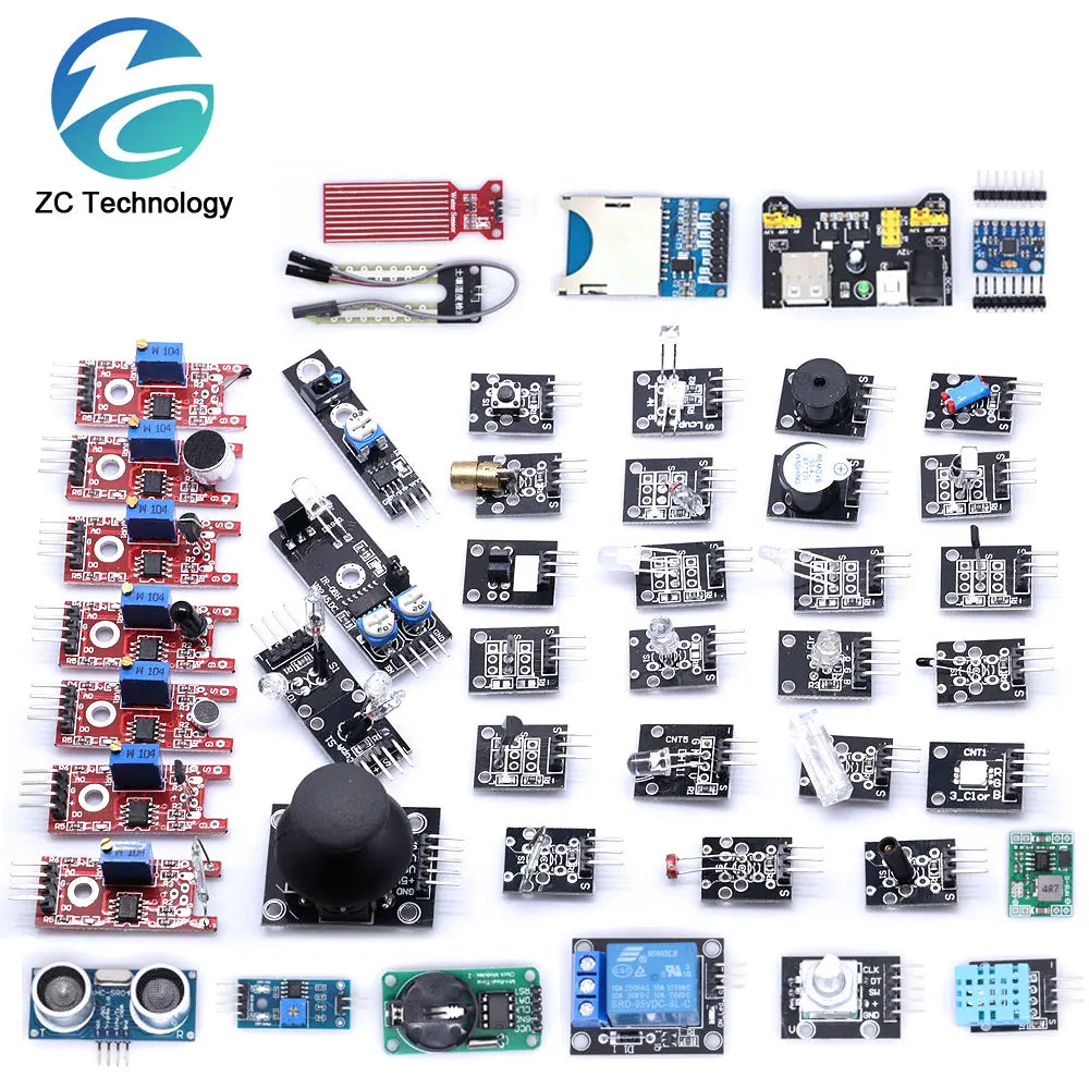 Arduino 45 in 1 Sensors Modules Starter Kit &ndash; Superior Versatility for UNO R3 and MEGA2560