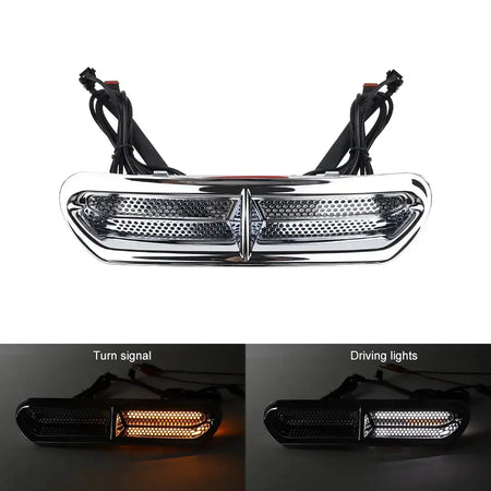 LED Fairing Vent Trim Insert Light DRL Turn Signal Light for Touring Street Glide Ultra Limited 2014-2024 Motorcycle Accessories by InterCyprus Trading Ltd