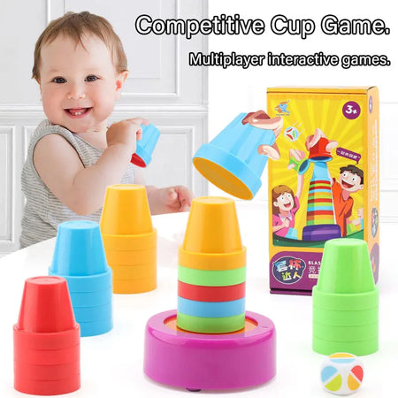 TTF00975 Montessori Color Matching Cup Set &ndash; Educational Toy