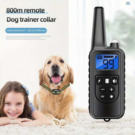PuPoPan Waterproof Dog Shock Collar with Remote Training Control