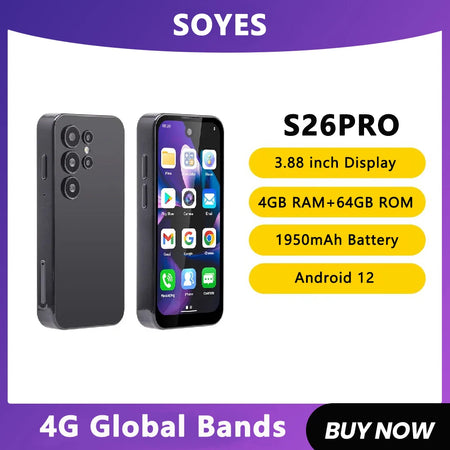 SOYES S26 Pro &ndash; Ultra Compact Android 12 Mini Phone