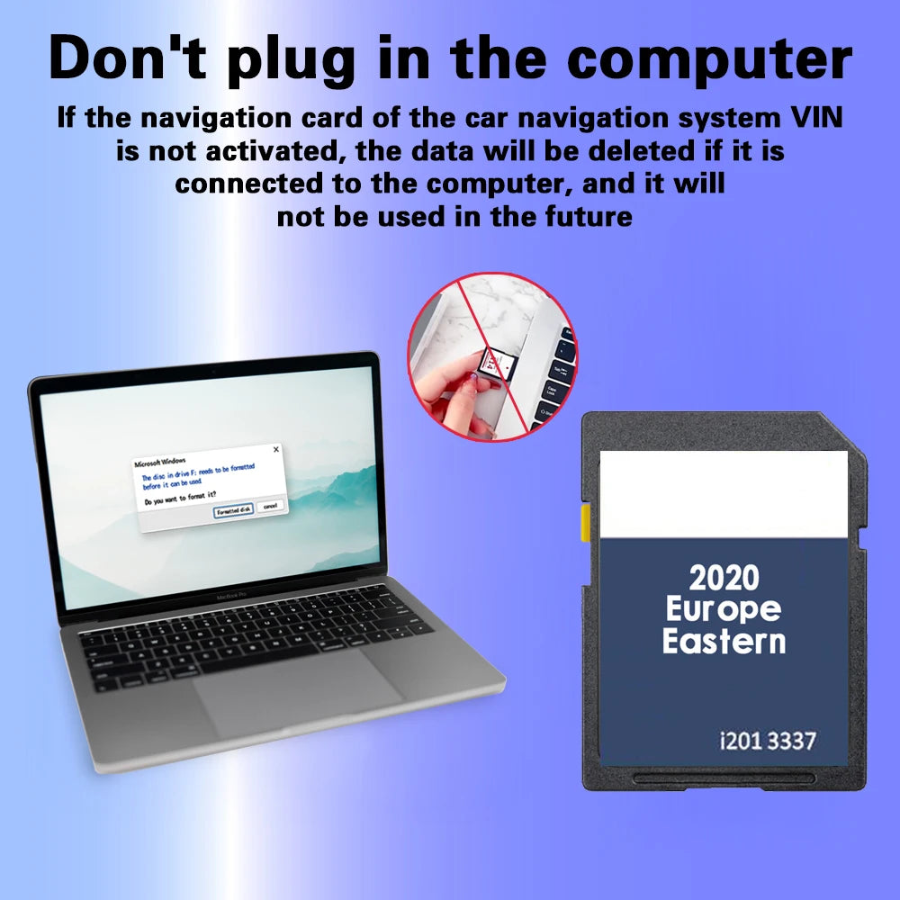 RNS310 East Europa OST 16GB SD Card &ndash; East Europa Map