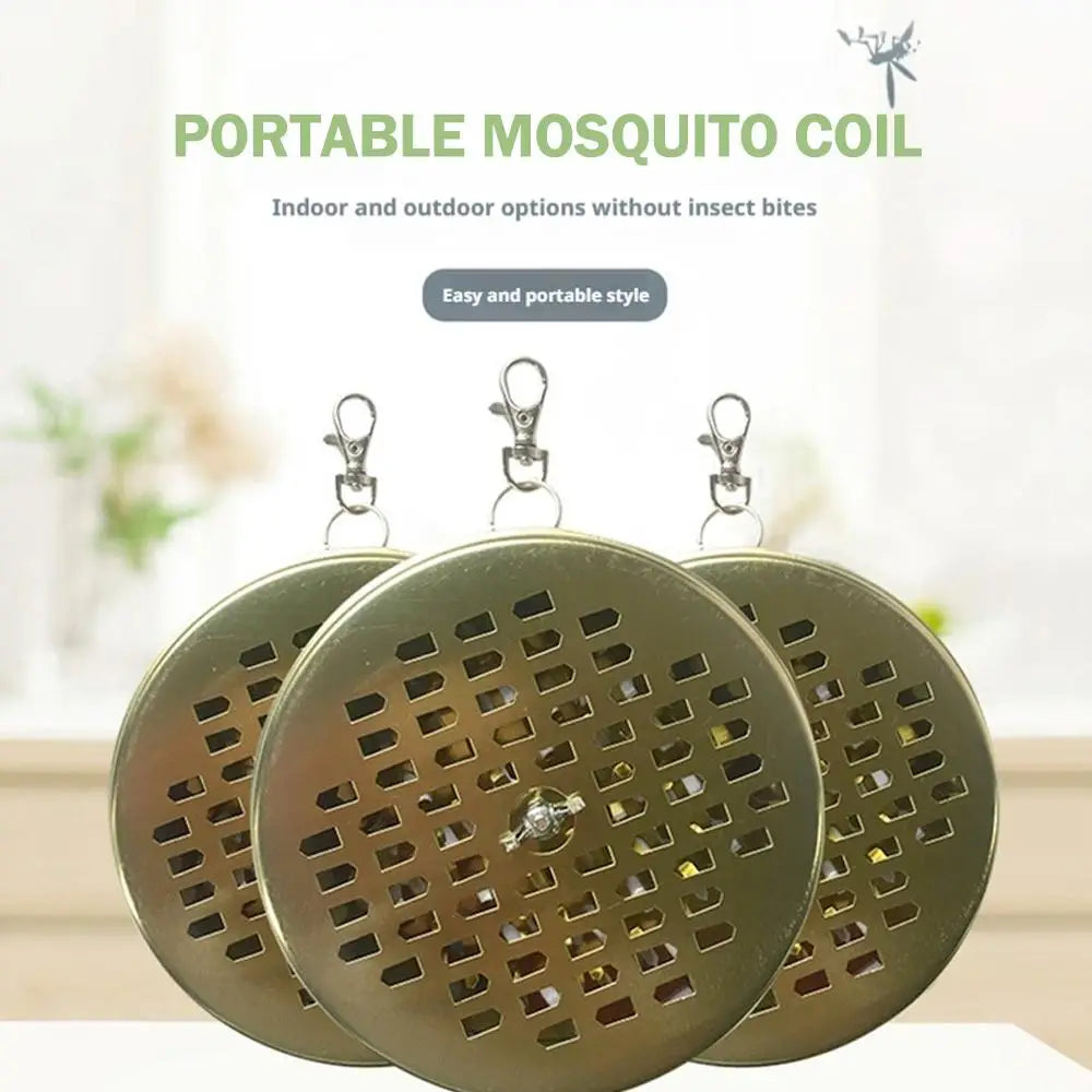 Stainless Steel Mosquito Coil Holder &ndash; Space-Saving Hangable Design
