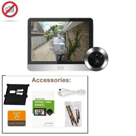 Icam365 Peephole Camera &ndash; Night Vision And 4.3In Screen