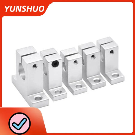 Aluminium Linear Motion Rail Clamping Rod Support Bracket 8-60mm 1PCS sk10 10mm