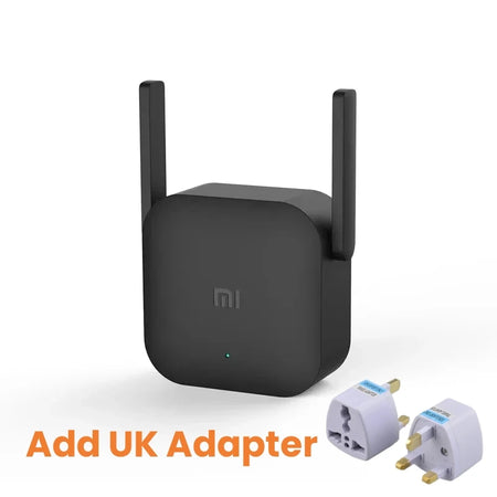 Xiaomi Wifi Amplifier Pro 300M 2.4G Repeater - Range Boost Add UK Adapter