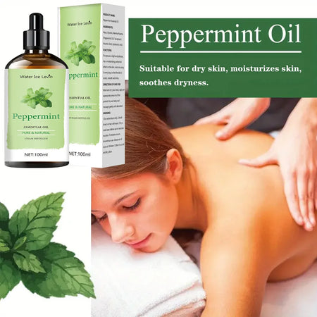 Water Ice Levin Peppermint Essential Oil &ndash; Natural Skin Whitening and Aromatherapy