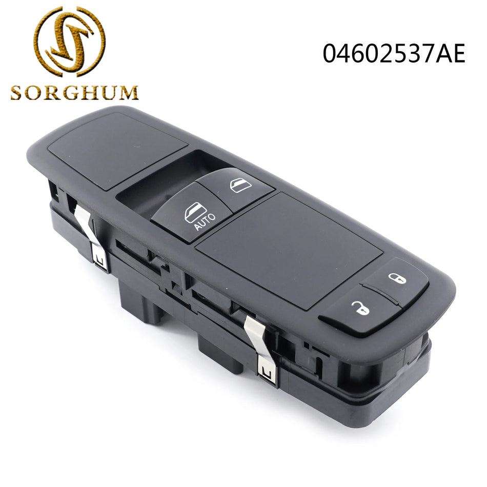 Power Window Switch for Dodge Grand Caravan Front Left 04602537AE Without Mirror Buttons