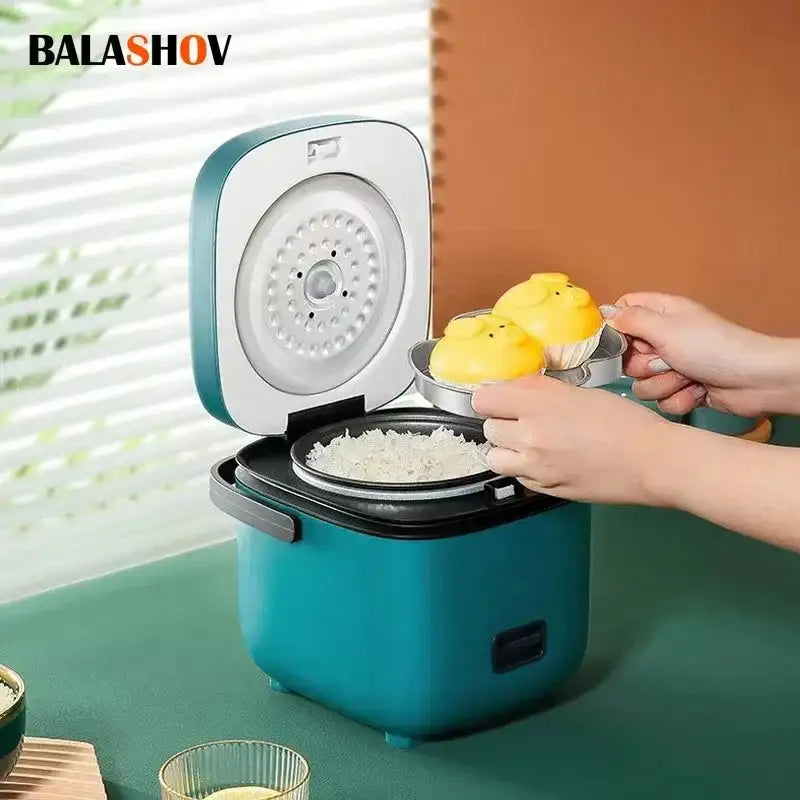 Mini 1.2L Rice Cooker For 1 To 2 People Nonstick Inner Pot