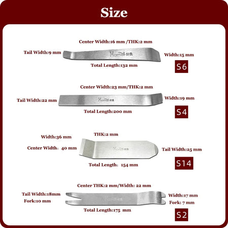 High-Quality Hamei Car Door Panel Pry Tool Set - 4-Piece Interior Trim &amp; Audio Removal Kit