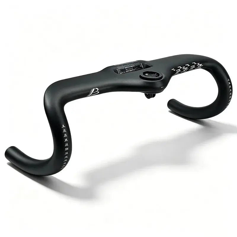 BALUGOE All Carbon Road Bicycle Handle All Internal Cables Bike Handle Bar SGS Professional Competition Level Bicycle Handlebar by InterCyprus Trading Ltd