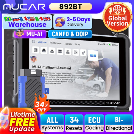 THINKCAR MUCAR 892BT &ndash; Bidirectional ECU Coding Suite