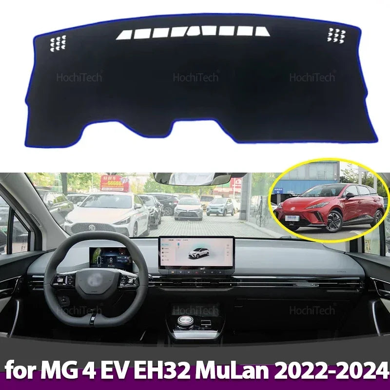 Liukumaton kojelaudan peite MG MG 4 MG4 EV EH32 MuLan 2022 2023 2024