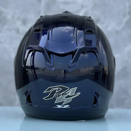 2024 Ram4 Dark Blue Open Face Motorcycle Helmet for Men and Women